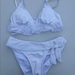 White bikini